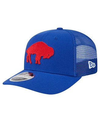 New Era Men's Royal Buffalo Bills Main Trucker 9SEVENTY Stretch-Snap Hat