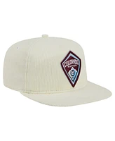 New Era Men's Cream Colorado Rapids 2025 Kickoff Snapback Golfer Hat