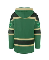 '47 Brand Men's Kelly Green Boston Celtics McLucky Superior Lace-Up Pullover Hoodie Sweatshirt