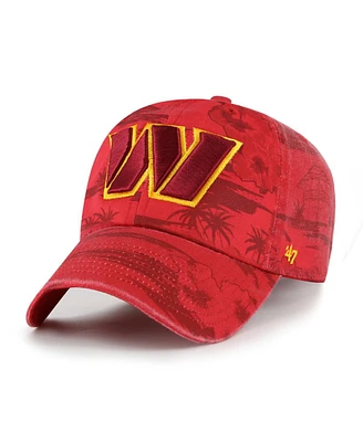 '47 Brand Men's Burgundy Washington Commanders Fiji Clean Up Adjustable Hat