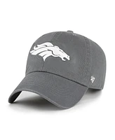 '47 Brand Women's Gray Denver Broncos Bright Side Clean Up Adjustable Hat