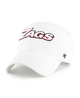 '47 Brand Men's White Gonzaga Bulldogs Clean Up Adjustable Hat