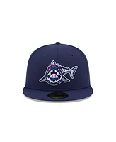 New Era Men's Navy Pensacola Blue Wahoos Theme Nights 59FIFTY Fitted Hat