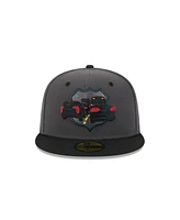 New Era Men's Gray Lehigh Valley IronPigs theme Nights 59FIFTY Fitted Hat
