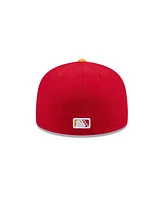 New Era Men's Red Bowling Green Hot Rods Theme Nights 59FIFTY Fitted Hat