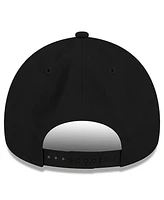 New Era Men's Black Bubba Wallace 9FORTY A-Frame Patch Adjustable Hat