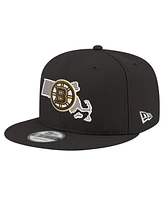 New Era Men's Black Boston Bruins State Pride 9FIFTY Snapback Hat