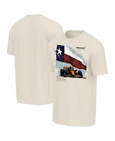 Outerstuff Men's Natural McLaren F1 Team 2025 Usa Grand Prix Austin T-Shirt