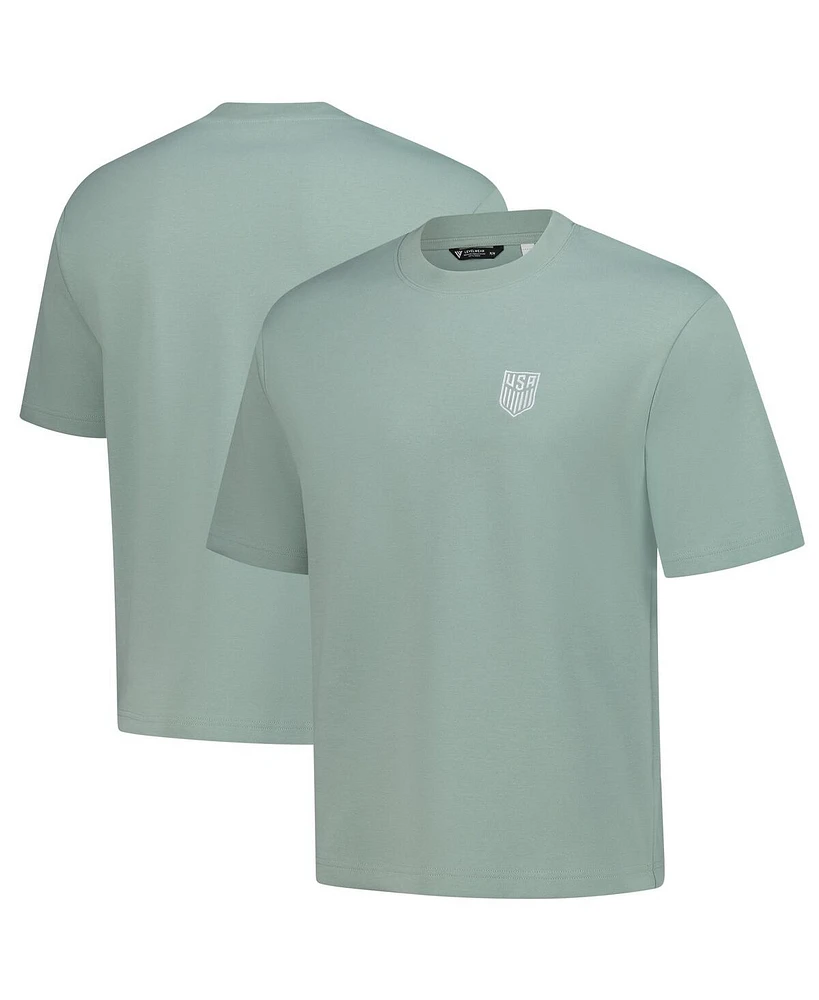 Levelwear Men's and Women's White Usmnt Luxe Signature Knit T-Shirt