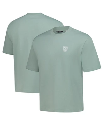 Levelwear Men's and Women's White Usmnt Luxe Signature Knit T-Shirt