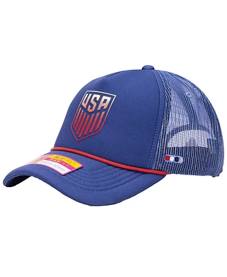 Fan Ink Men's Blue Usmnt Atmosphere Adjustable Trucker Hat
