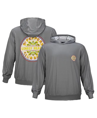 Section 119 Men's and Women's Gray The Beatles Sgt. Pepper Vintage Seal Upf 50 Pullover Hoodie
