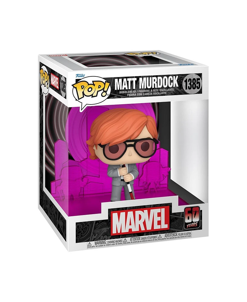 Funko Pop Daredevil 1385 Deluxe Matt Murdock with Radar 60th Anniversary Deluxe Vinyl Figure