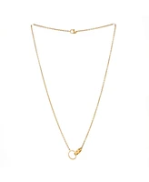 Pre-Owned Cartier Love Interlocking Necklace 18K Gold
