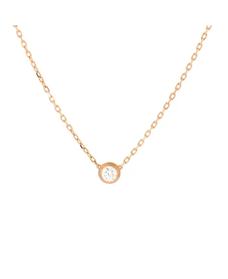 Pre-Owned Cartier Large Cartier D'Amour Pendant Necklace 18K White Gold with Diamond