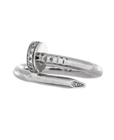 Pre-Owned Cartier Juste un Clou Ring 18K White Gold with Diamonds