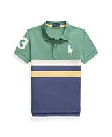 Polo Ralph Lauren Toddler and Little Boys Big Pony Mesh Shirt