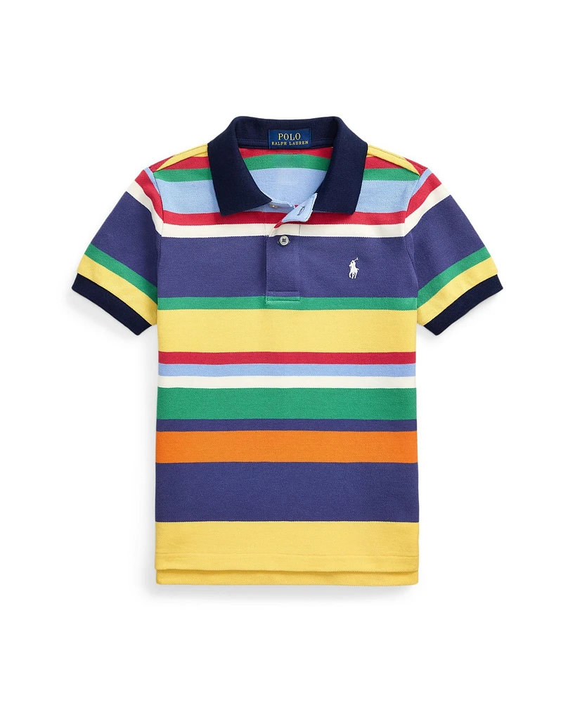 Polo Ralph Lauren Toddler and Little Boys Striped Mesh Shirt