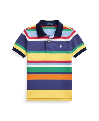 Polo Ralph Lauren Toddler and Little Boys Striped Mesh Shirt