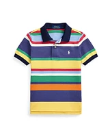 Polo Ralph Lauren Toddler and Little Boys Striped Mesh Shirt