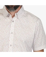 Vustra Men's Electric Night Button-Down Shirt