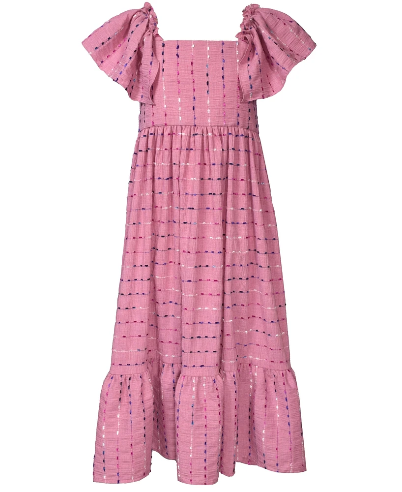 Bonnie Jean Big Girls Slub Midi Dress