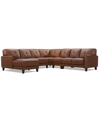 Ashlinn -Pc. Leather Chaise Sectional