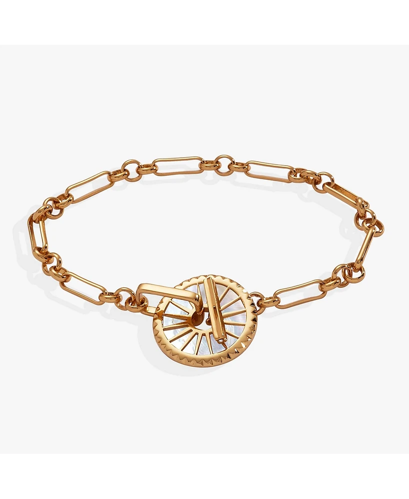 Mother of Pearl Starburst Toggle Bracelet