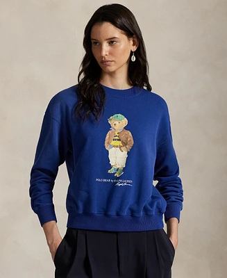 Polo Ralph Lauren Women's Bear Lightweight Fleece Crewneck Sweatshirt