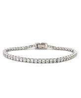 Anna Zuckerman Luxe G Color 5 Carat Tennis Bracelet Four Prong