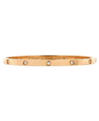 Pre-Owned Cartier Small Love 10 Diamond Bracelet 18K Rose Gold with Diamonds