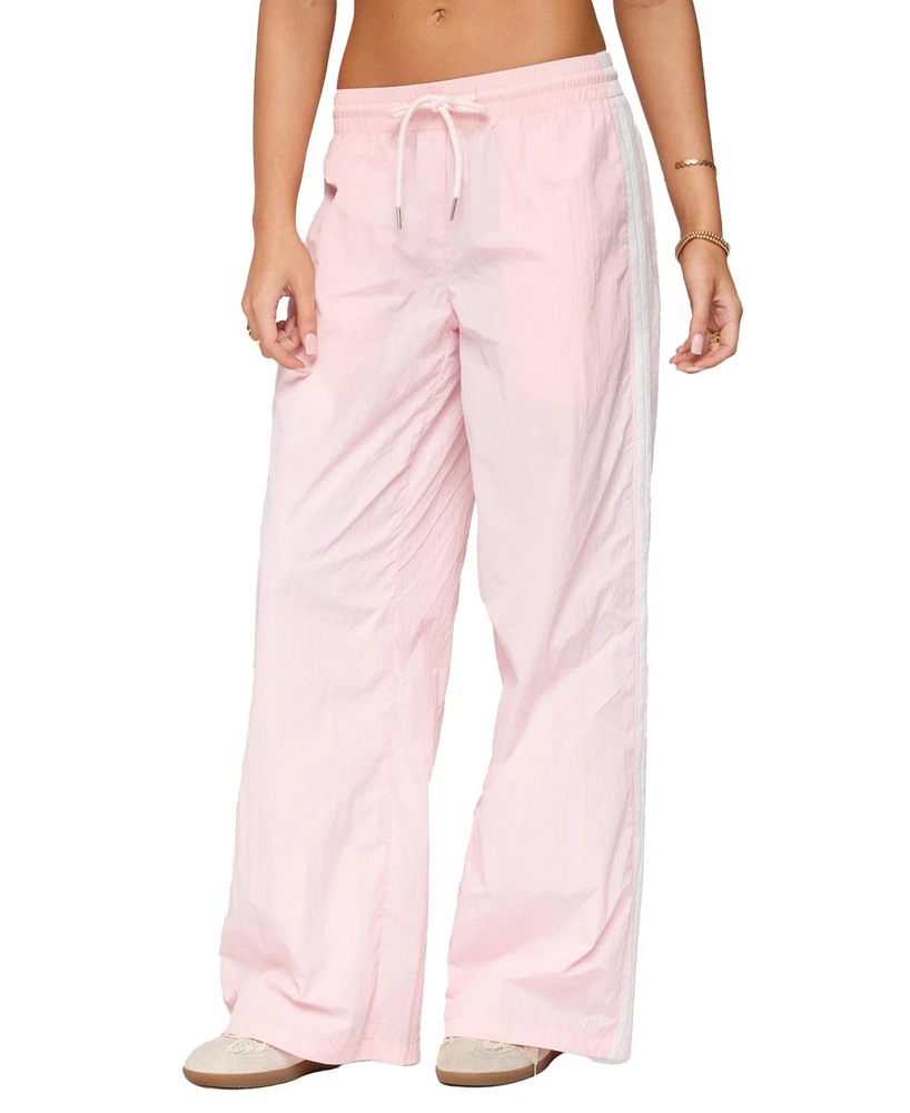 Edikted Women's Annabella Nylon Track Pants
