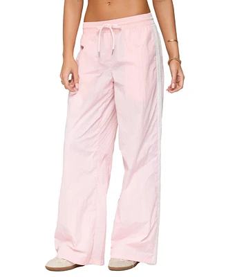 Edikted Women's Annabella Nylon Track Pants