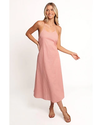 Petal and Pup Women's Nadine Halterneck Midi Dress