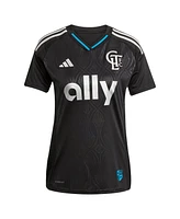 Adidas Women's Ashley Westwood Black Charlotte Fc 2025 Fortress Kit Replica Player Jersey