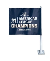 Wincraft New York Yankees 2024 American League Champions On-Field/Locker Room Celebration Two-Sided Car Flag