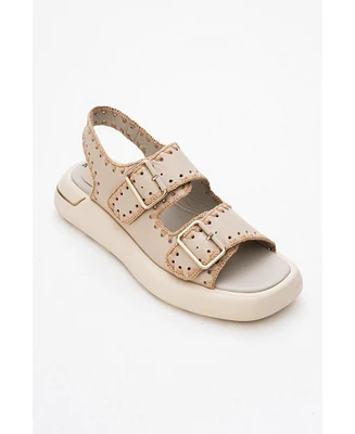 Douro Braided Rope Strap Leather Sandal (Women)