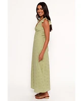 Petal and Pup Women's Ensley Flutter Sleeve Maxi Dress