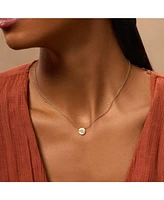 Reside In Protection Mother Of Pearl Evil Eye Necklace