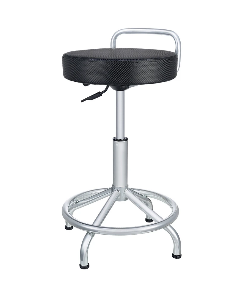Seville Classics Cushioned Pneumatic Adjustable Work Stool