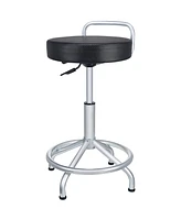 Seville Classics Cushioned Pneumatic Adjustable Work Stool