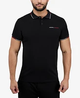X-Ray Men's Polo with Rib Collar and Pocket Shirt