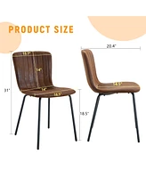 Luxury Minimalist Dining Chairs - Set of 4