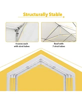 20x20FT Party Tent Heavy Duty, Large Wedding Event Shelters with 2 Storage Bags & Removable Sidewalls, Outdoor Canopy Gazebo Commercial Tents for Part