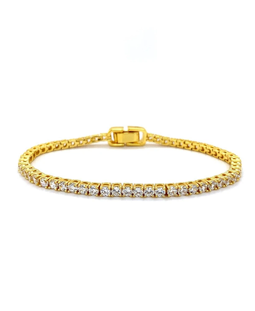 Anna Zuckerman Luxe G Color 5 Carat Tennis Bracelet Four Prong