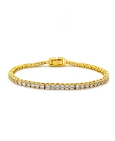Anna Zuckerman Luxe G Color 5 Carat Tennis Bracelet Four Prong