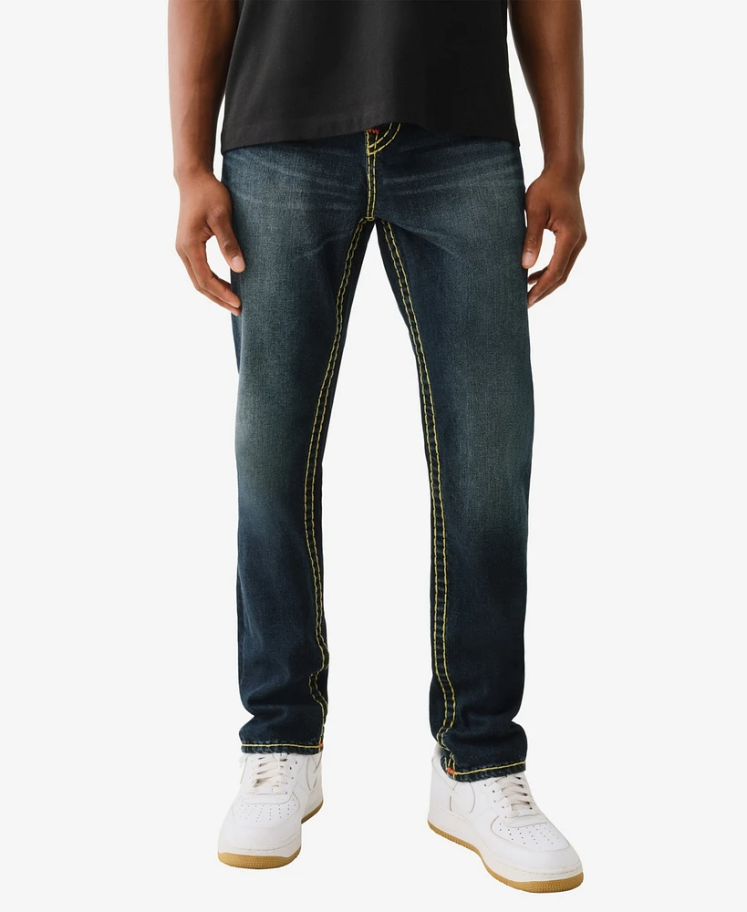 True Religion Men's Rocco Super T No Flap Jeans