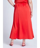 Eloquii Plus Maxi Satin Skirt