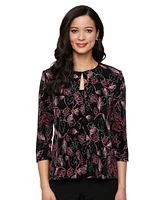 Alex Evenings Petite 2-Pc. 3/4-Sleeve Jacket & Top Set