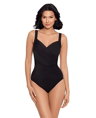 Miraclesuit Women's Solid Sanibel Dd One Piece Swimsuit